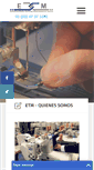 Mobile Screenshot of etmtextil.com